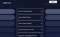 atelier.com snapshot