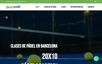 www.20x10padelacademy.es snapshot