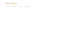 pastormentors.com snapshot