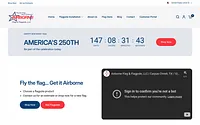 airborneflag.com snapshot