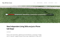 www.mywhitecane.com snapshot