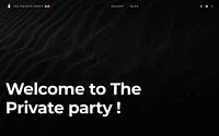 theprivateparty.org snapshot