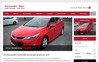 alexanderauto.ca snapshot