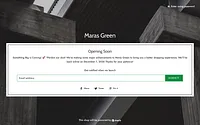 www.marasgreen.com snapshot