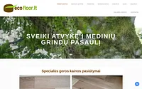 www.ecofloor.lt snapshot