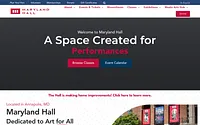 marylandhall.org snapshot