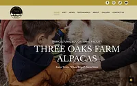 threeoaksfarmalpacas.com snapshot