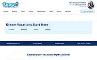 lmondia.dreamvacations.com snapshot