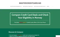 www.mastercreditcard.no snapshot