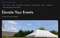landceventhire.co.uk snapshot