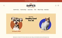 www.davespetfood.com snapshot