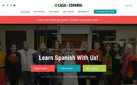 casadeespanol.org snapshot