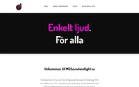 www.mgsoundandlight.se snapshot