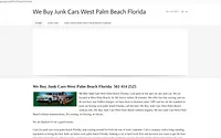 webuyjunkcarswestpalmbeach.net snapshot